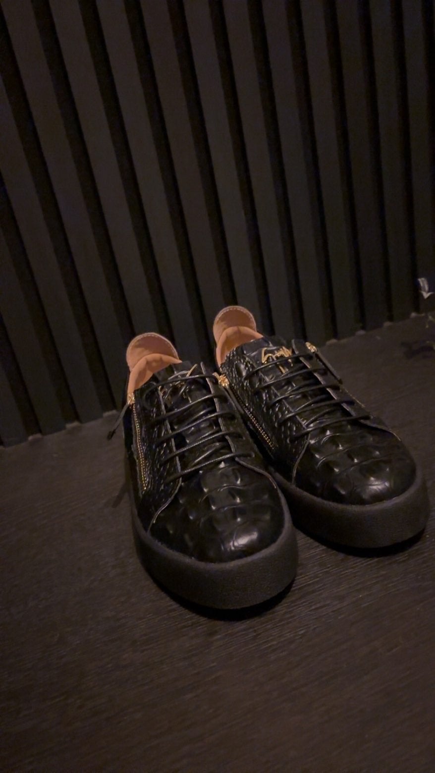 Giuseppe Zanotti sneakers, zwart, maat 40, ongedragen, Ophalen of Verzenden, Nieuw, Zwart, Sneakers of Gympen