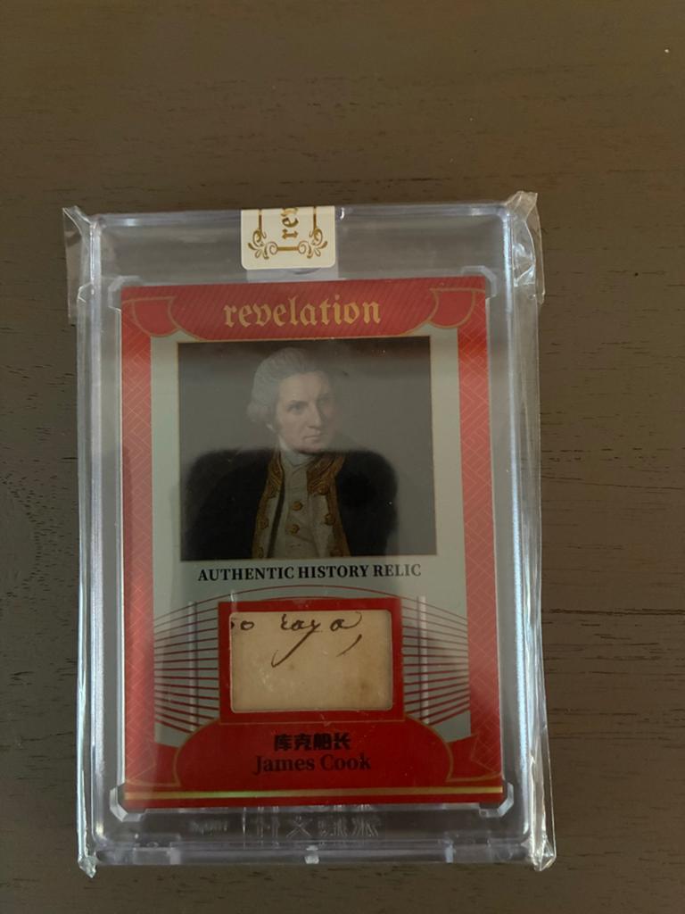 James Cook Authentic History Relic Kaart - Revelation, Verzenden, Zo goed als nieuw, Losse kaart