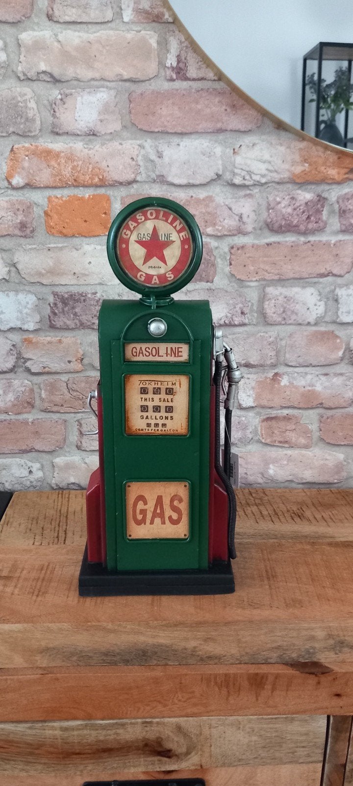 Grote 40cm Metalen Gaspomp Spaarpot❤️SALE❤️, Verzamelen, Ophalen of Verzenden, Nieuw, Overige typen