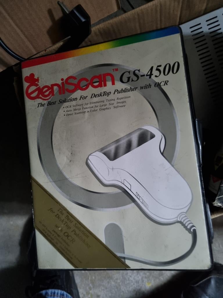 GeniScan GS-4500 Handscanner met OCR Software, Computers en Software, Scanners, Gebruikt, Barcodescanner, Ophalen of Verzenden