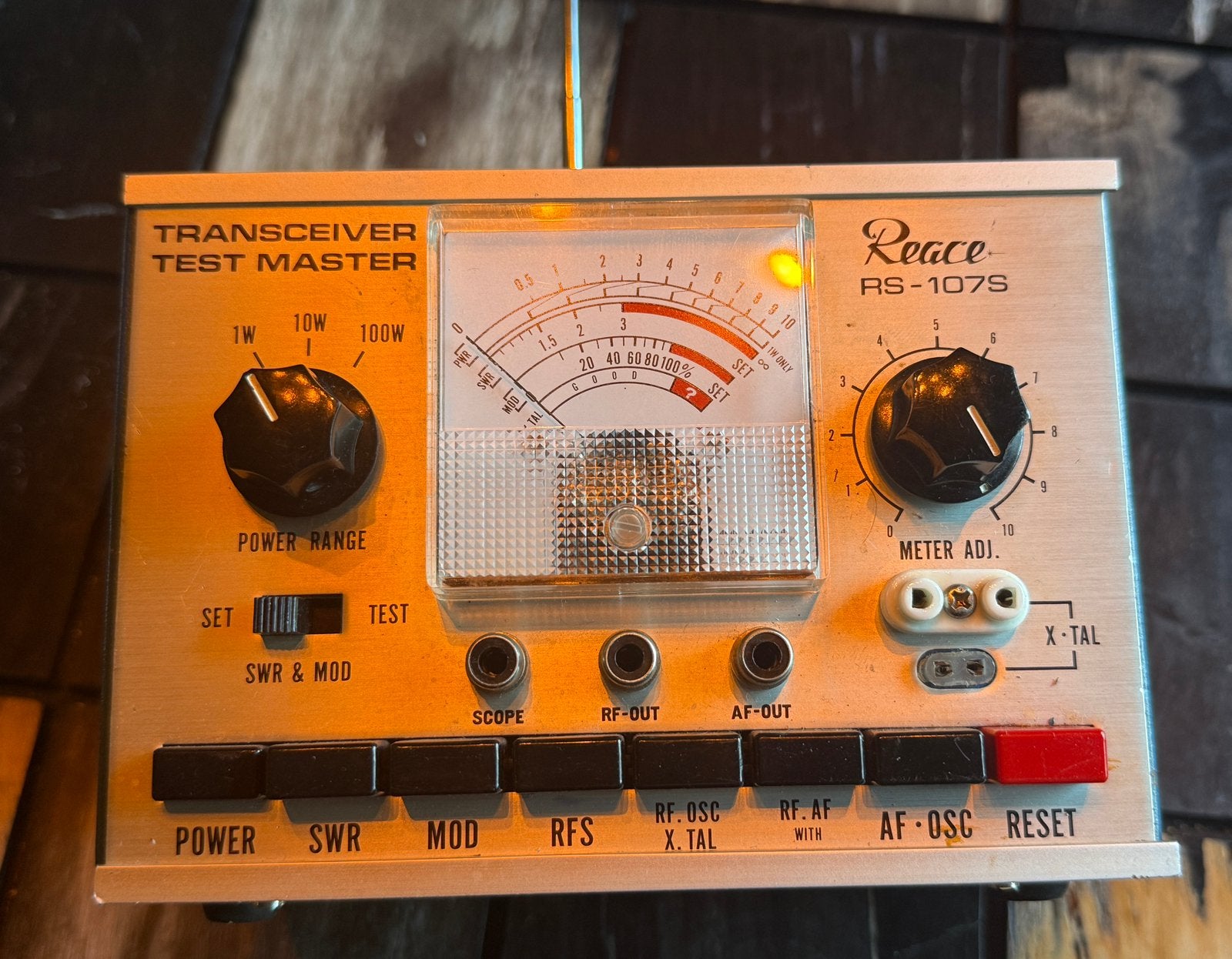 Reace RS 107 S transceiver test master ( swr/pwr/mod), Ophalen, Zo goed als nieuw