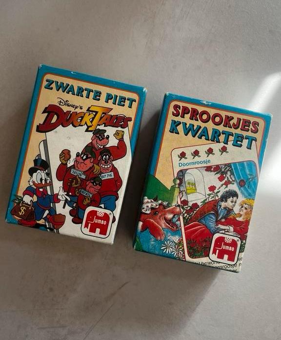 Jumbo Sprookjes Kwartet en Zwarte Piet DuckTales, Verzamelen, Ophalen of Verzenden, Gebruikt, Kwartet(ten)