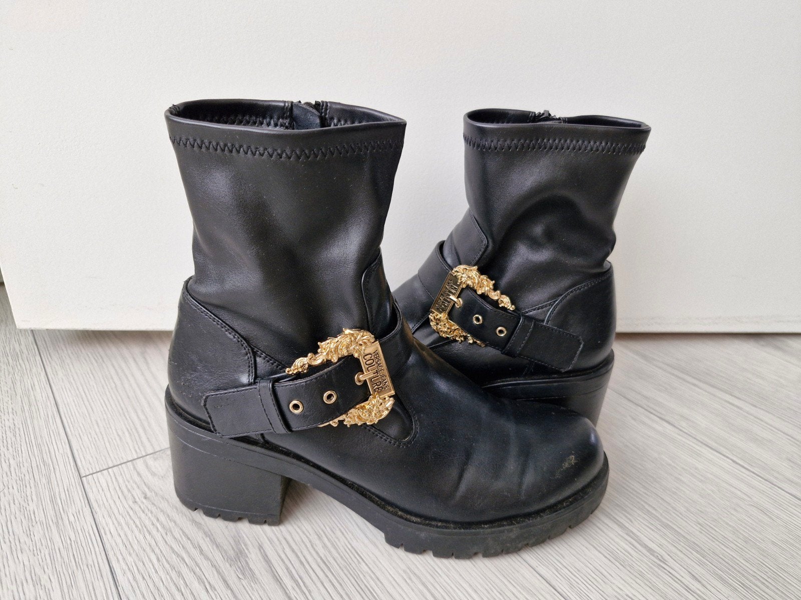 Versace Jeans Couture laarzen maat 41, Ophalen, Zwart, Lage of Enkellaarzen, Versace Jeans Couture