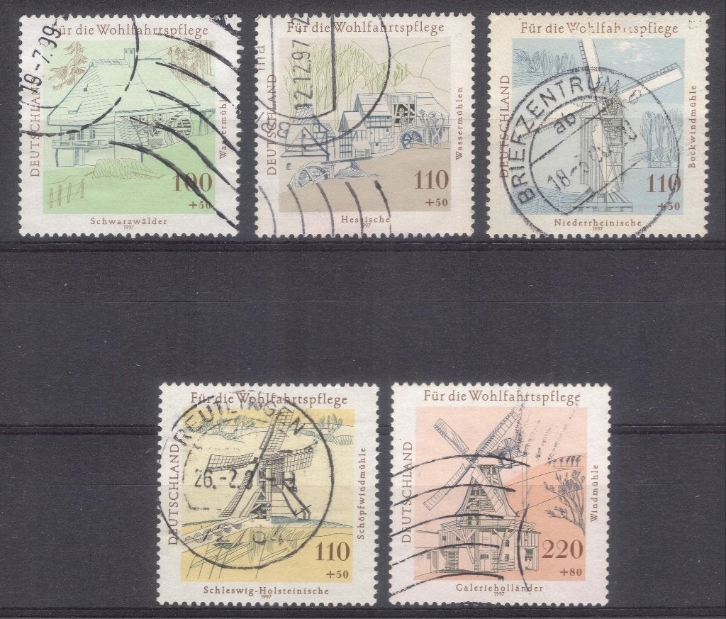Bundesrepublik (135) - 1948 t/m 1952 - wohlfahrt - molens, Verzenden, 1990 tot heden, Gestempeld