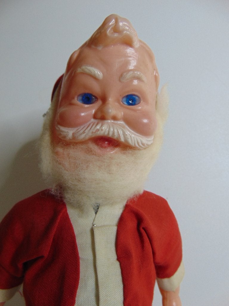 Foto 4 van Oude zacht celluloid Kerst mannetje