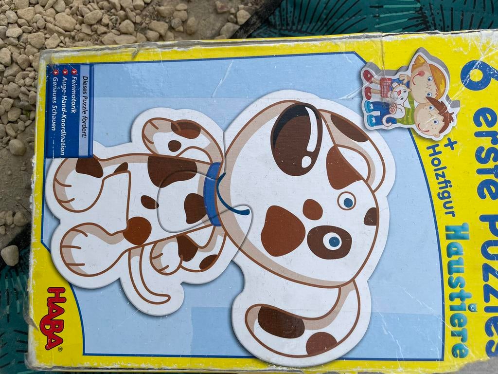 HABA Eerste Puzzel Huisdieren met Houten Figuur Hond, Ophalen, Gebruikt, Overige typen