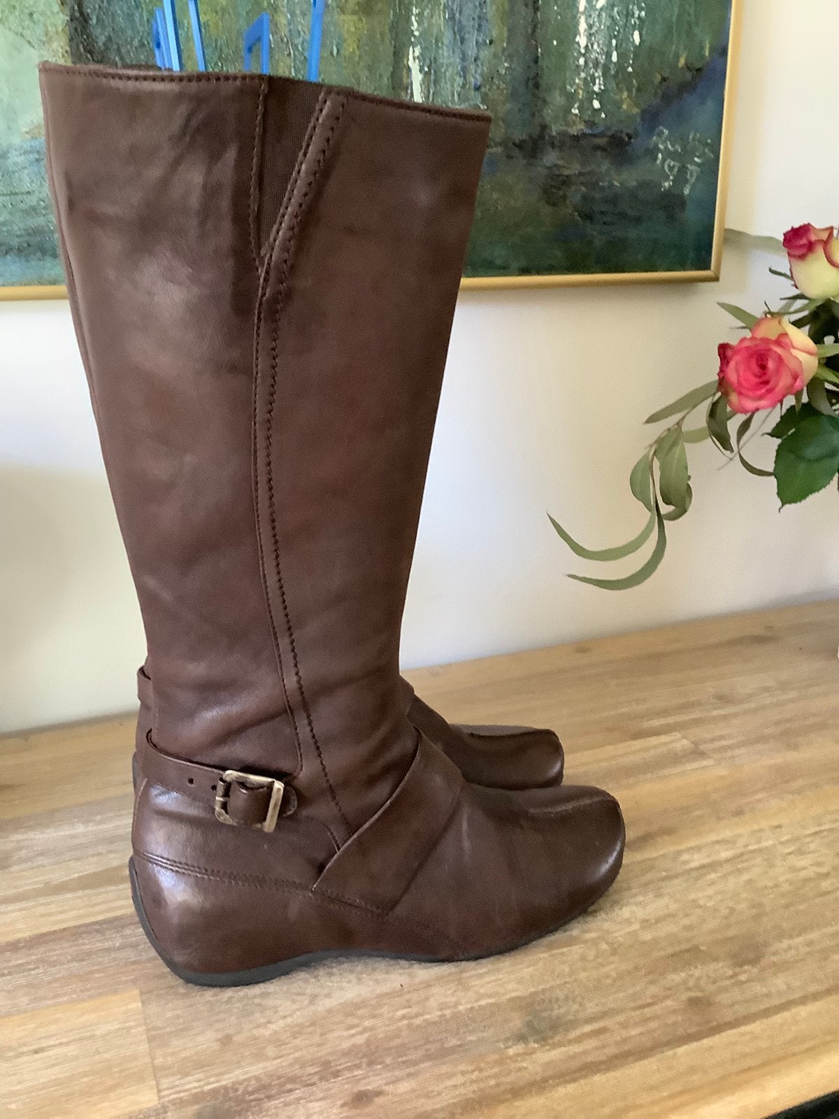 Wolky laarzen maat 38, Kleding | Dames, Hoge laarzen, Bruin, Nieuw, Ophalen of Verzenden