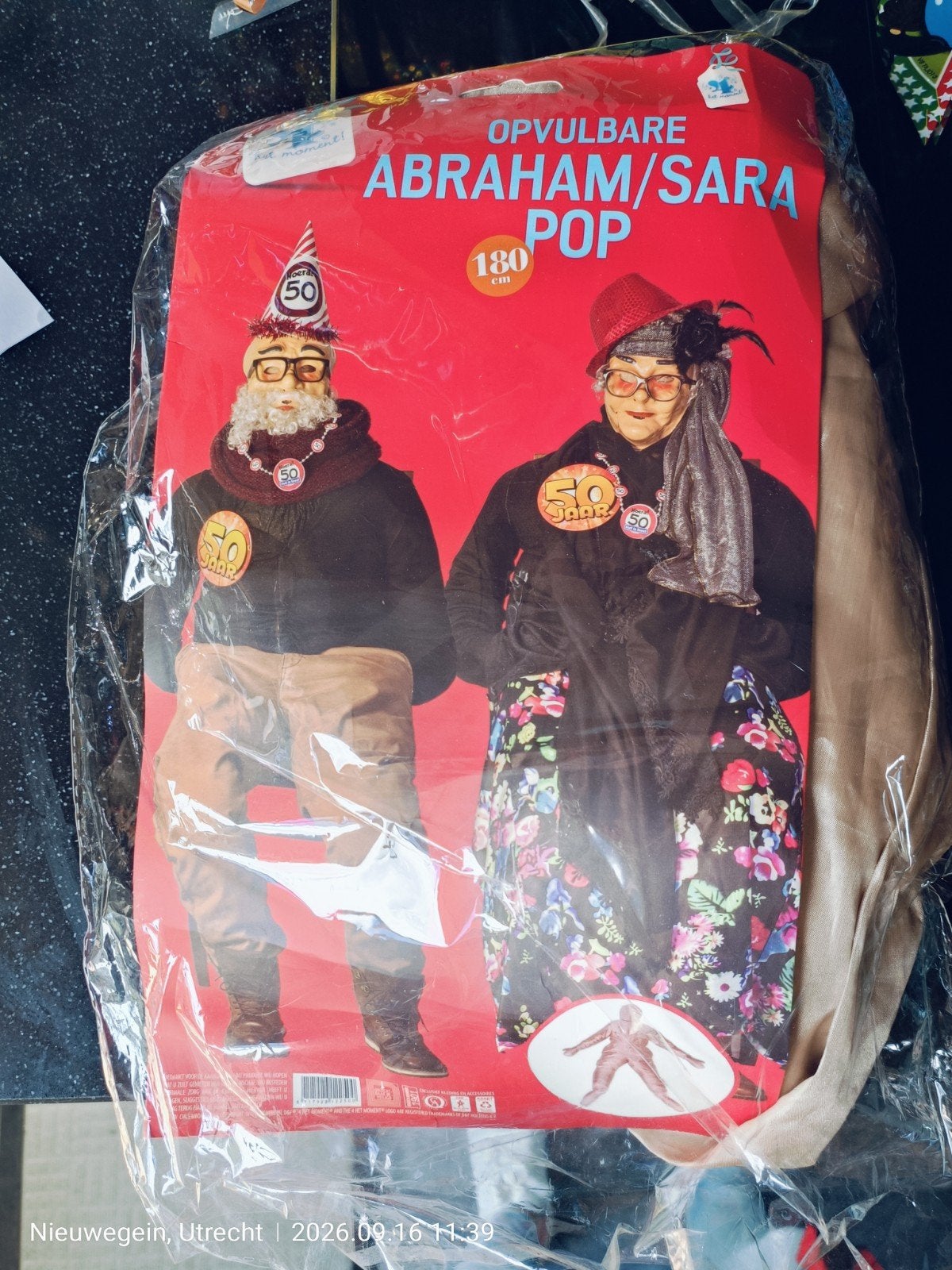 Sarah of Abraham pop, Ophalen of Verzenden, Zo goed als nieuw, Carnaval