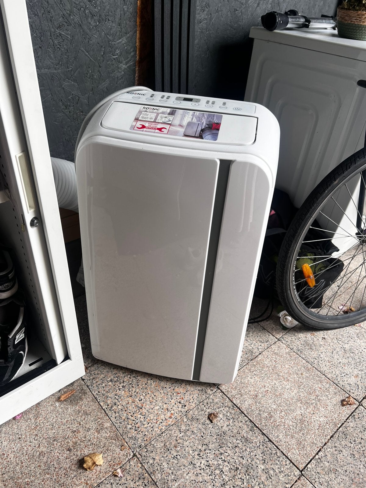 Koenic Airconditioning, Witgoed en Apparatuur, Airco's, Ophalen, Minder dan 60 m³, 3 snelheden of meer, Zo goed als nieuw