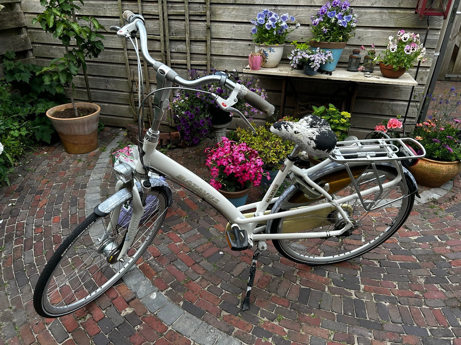 Batavus Mambo Damesfiets - Frame 48 cm, 4 Versnellingen, Ophalen, Gebruikt, Velgrem, 47 tot 50 cm