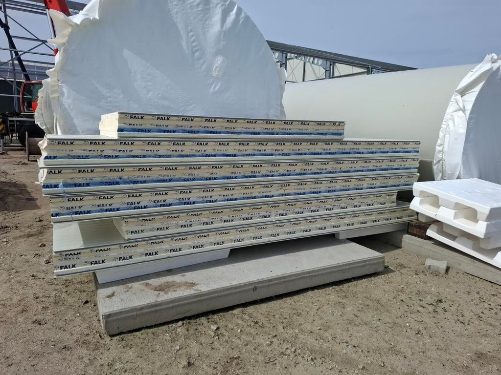 Geisoleerde platen  dik 20 cm., Doe-het-zelf en Verbouw, Platen en Panelen, Ophalen