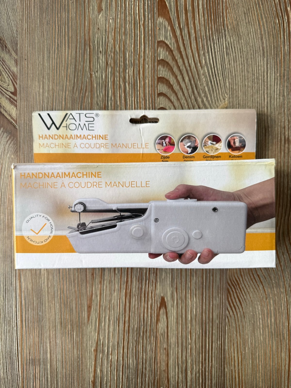 Wats Home Handnaaimachine - Nieuw in doos, Hobby en Vrije tijd, Naaimachines en Toebehoren, Ophalen, Nieuw, Naaimachine, Overige merken