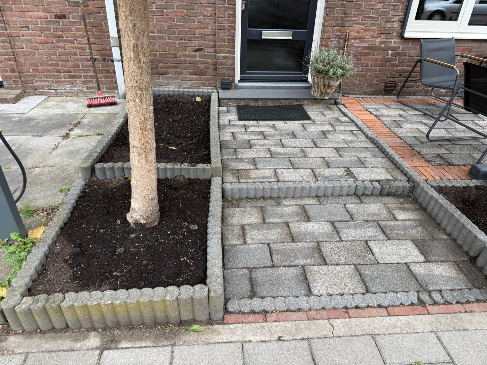 Gratis tegels, Ophalen