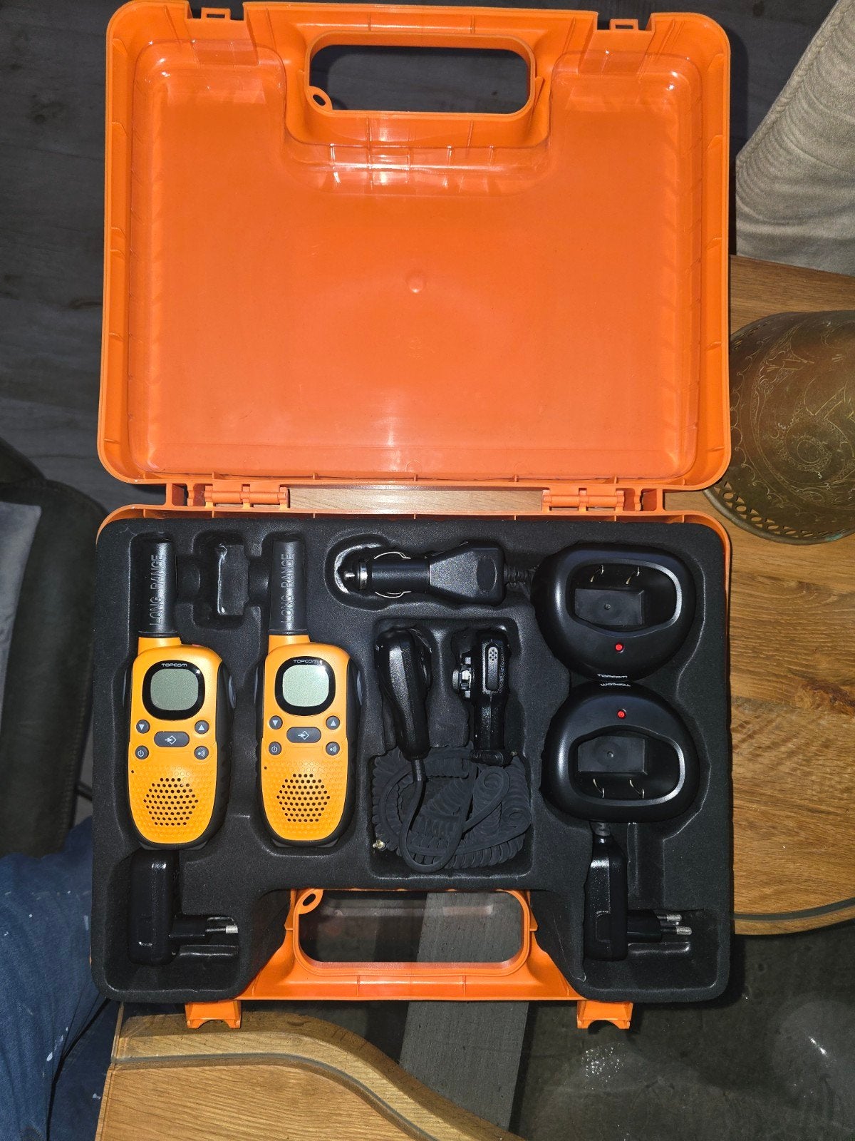 Topcom Twintalker 9100 Walkie Talkie Set met Opladers, 5 tot 15 km, Nieuw, Ophalen of Verzenden, Portofoon of Walkie-talkie