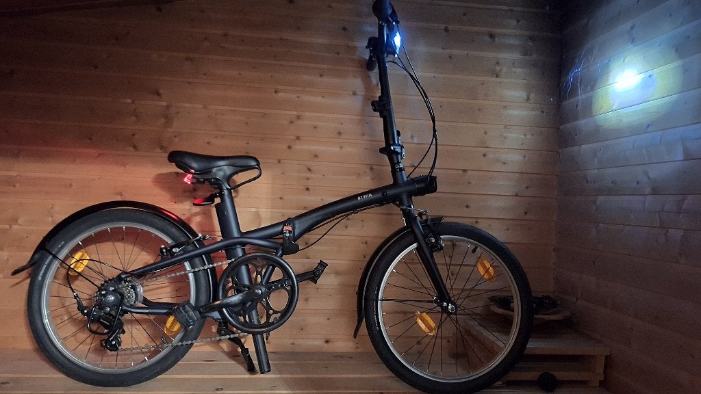 Vouwfiets Fold 500, Velgrem, Versnellingen, Zo goed als nieuw, 57 tot 61 cm