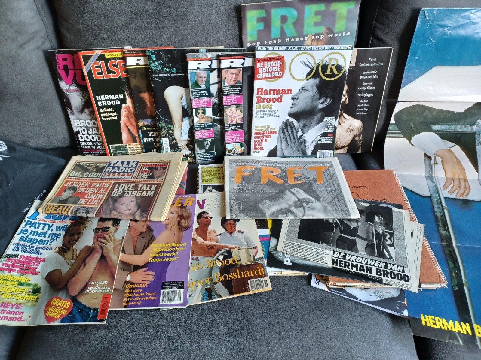Herman Brood verzameling, Ophalen of Verzenden, Gebruikt, Boek, Tijdschrift of Artikel