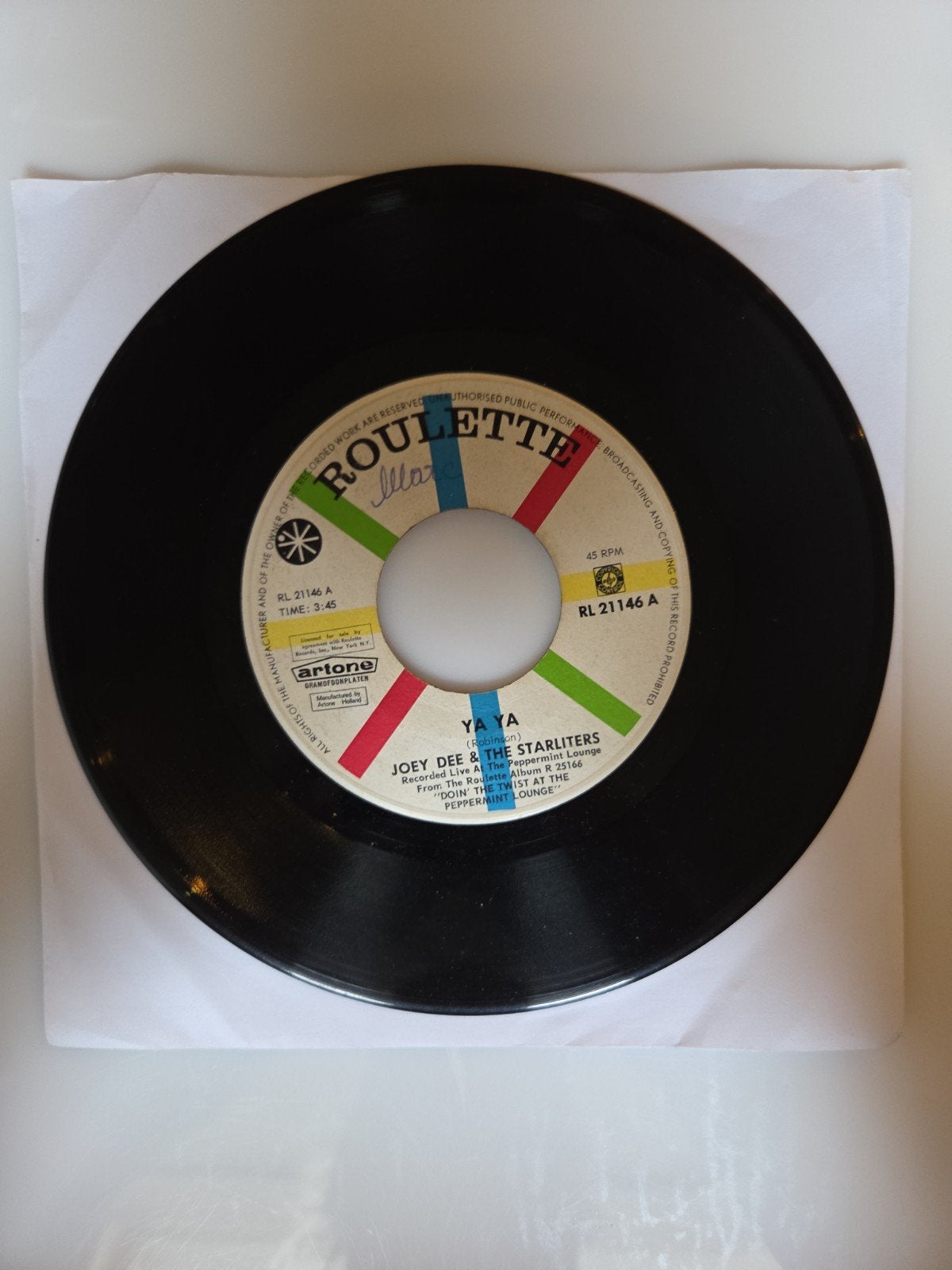 Joey Dee & The starliters - Ya Ya, Ophalen of Verzenden, Gebruikt, 7 inch, Pop