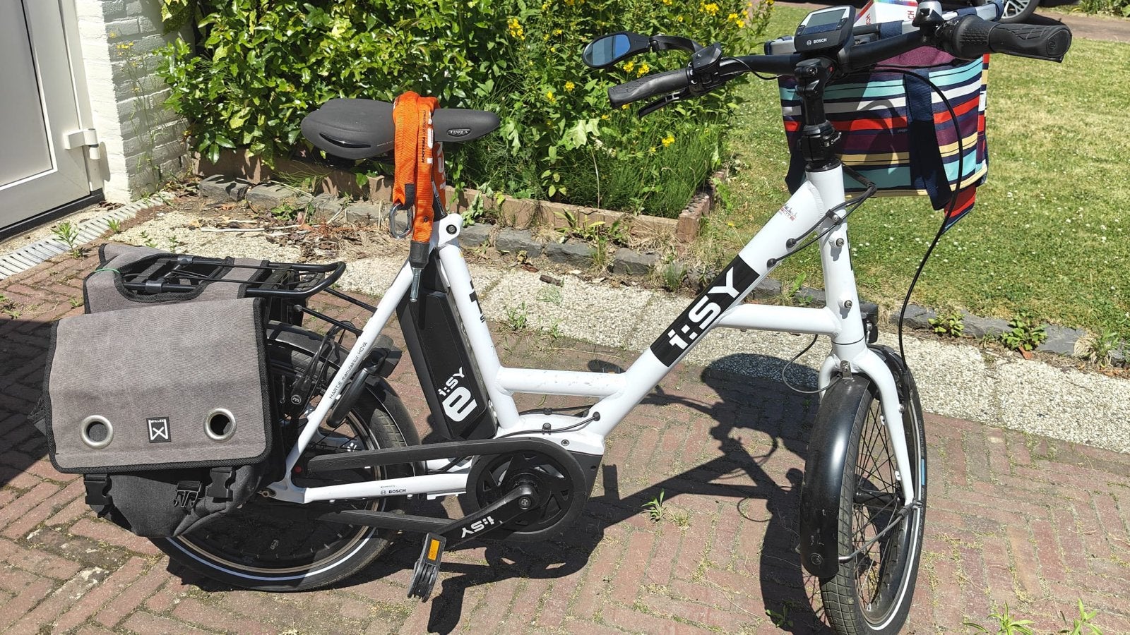 i:SY E-bike S8 met Bosch motor en riemaandrijving, Fietsen en Brommers, Elektrische fietsen, Zo goed als nieuw, Minder dan 47 cm