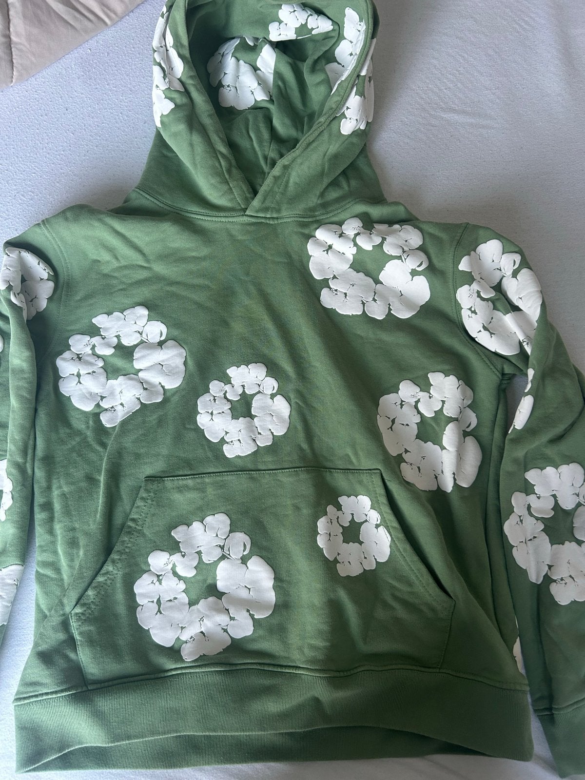 Denim Tears Hoodie Groen, Ophalen of Verzenden, Gedragen