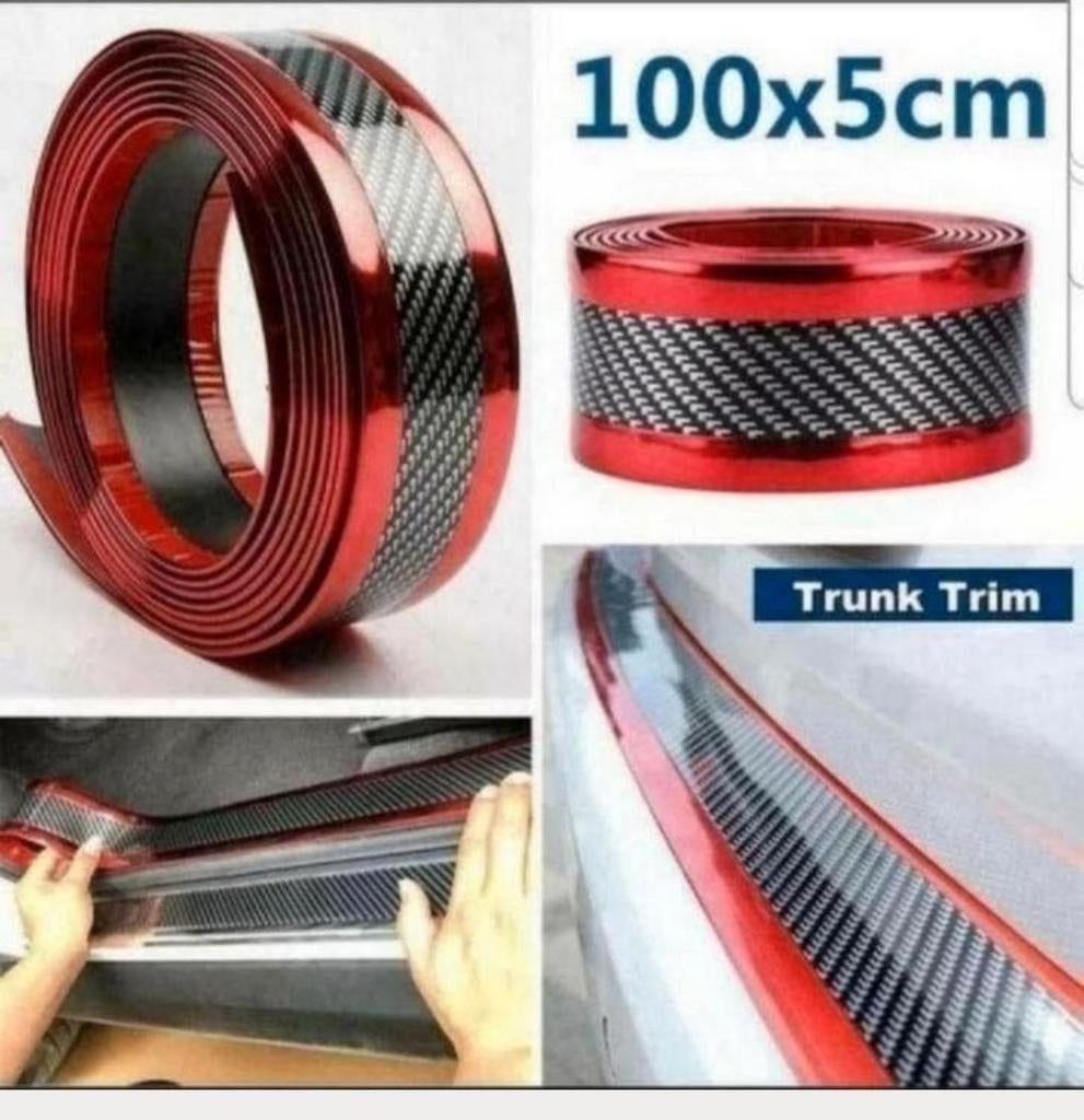 Auto Sticker 5D Carbon Fiber Rubber Protector €9,95, Auto diversen, Ophalen of Verzenden, Nieuw