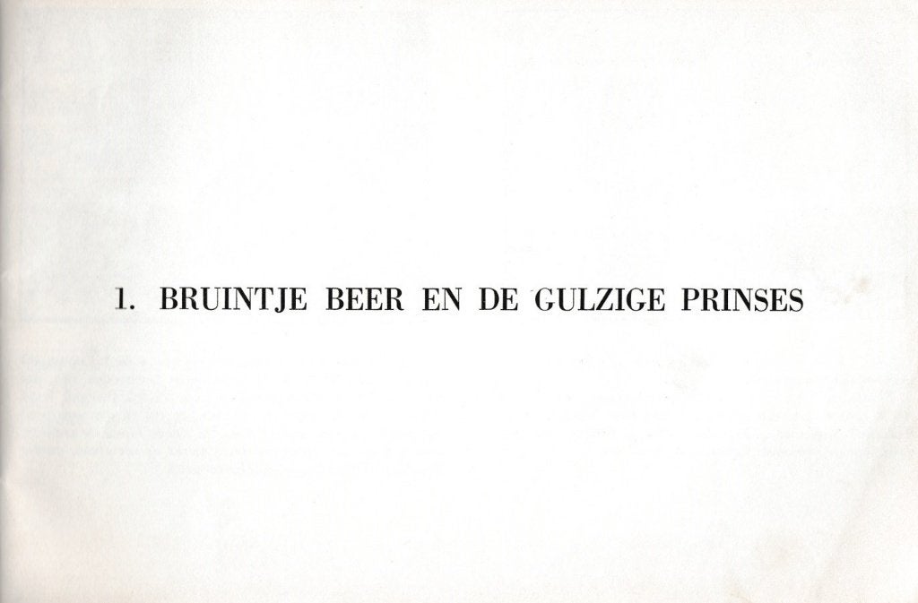 DE AVONTUREN VAN BRUINTJE BEER - EERSTE / TWEEDE SERIE, Eén stripboek, Ophalen of Verzenden, Gelezen