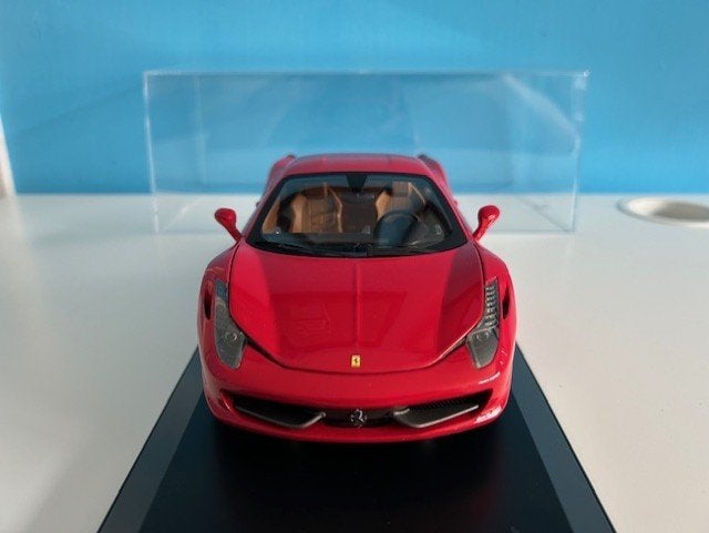 FERRARI 458 ITALIA 1:18 HOT WHEELS ELITE, Hobby en Vrije tijd, Ophalen of Verzenden, Zo goed als nieuw, Auto, Hot Wheels