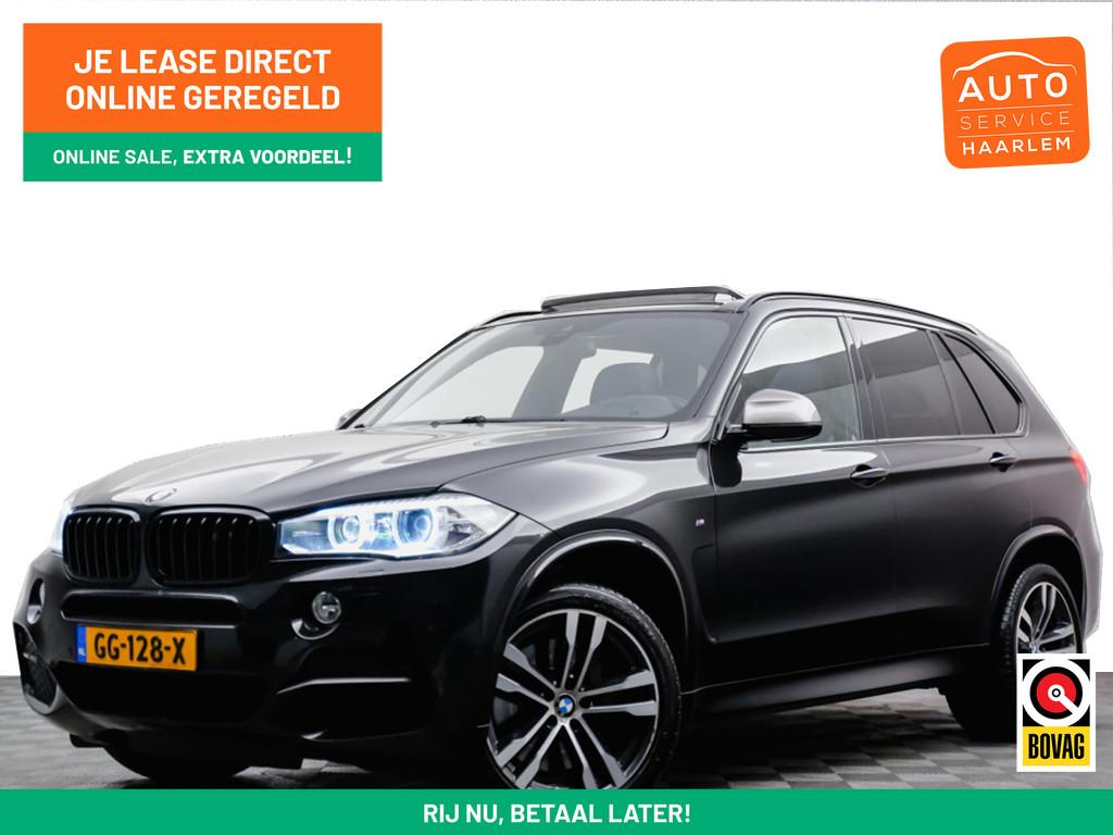 BMW X5 M50d 381pk Aut Sfeerverlichting, Panoramadak, Harman, Auto's, Automaat, 15 km/l, 2993 cc, Zwart