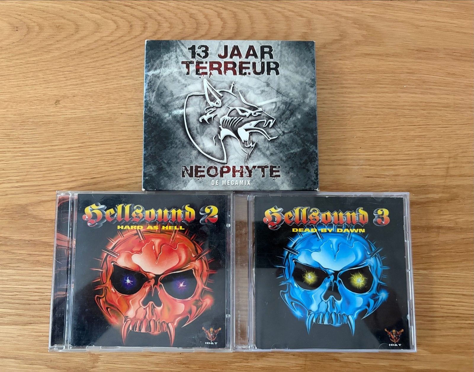 Originele Hardcore/Gabber CD's - Neophyte & Hellbound 2 & 3, Gebruikt, Hardcore, Ophalen of Verzenden, Inclusief doosje