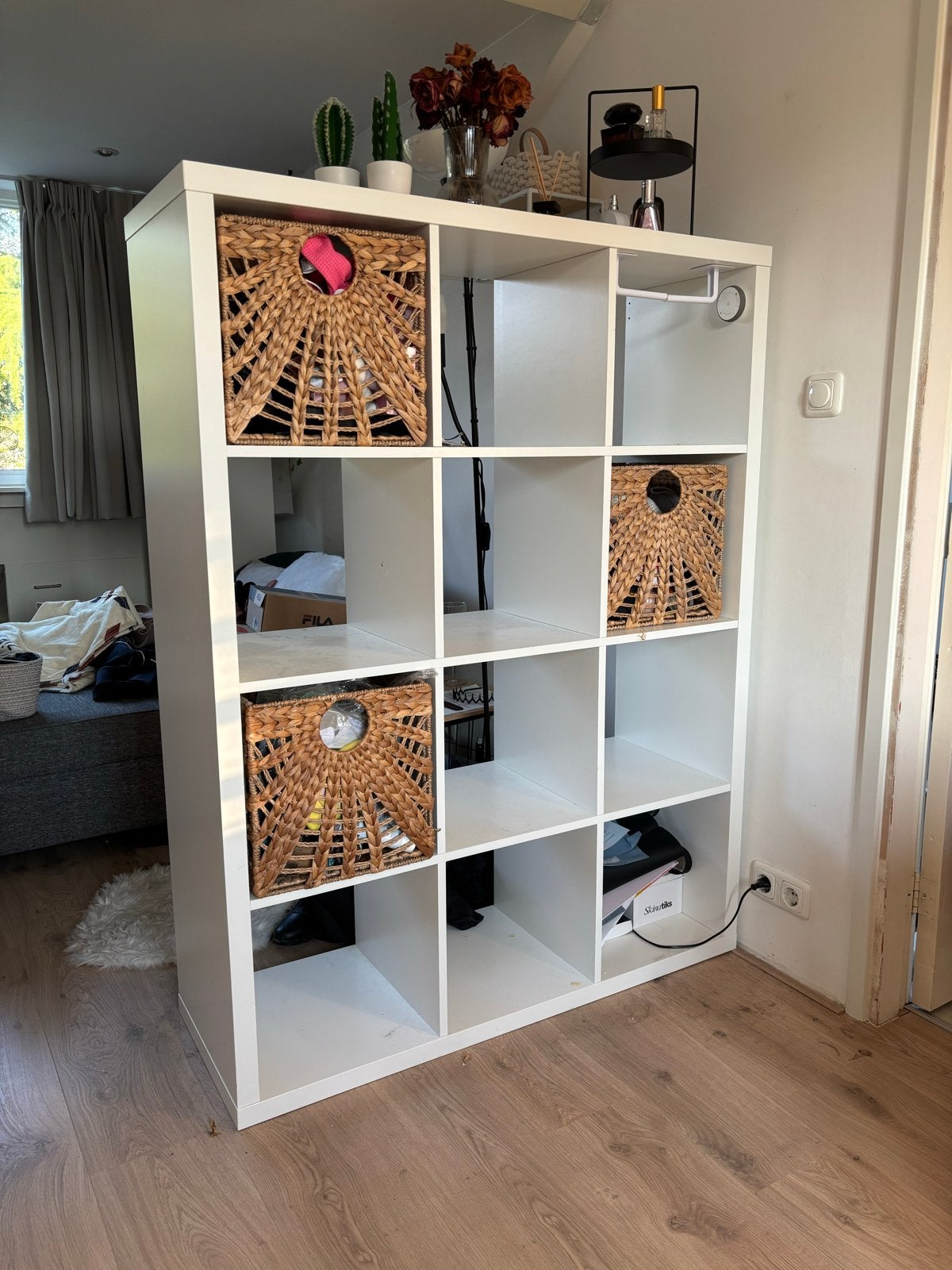 Ikea kast met 3 manden in prima staat, Ophalen, Zo goed als nieuw
