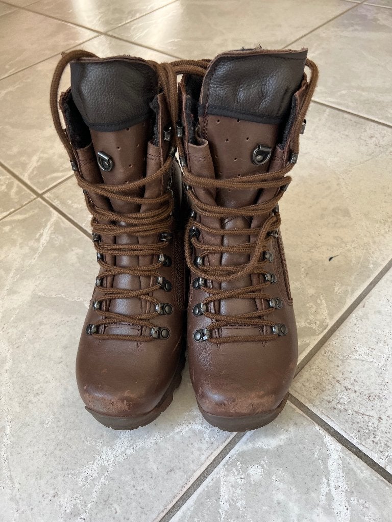 Gedragen paar Meindl 3637-10 Jungle Boots maat 245M. 38,5, Verzenden, Gebruikt, Schoenen