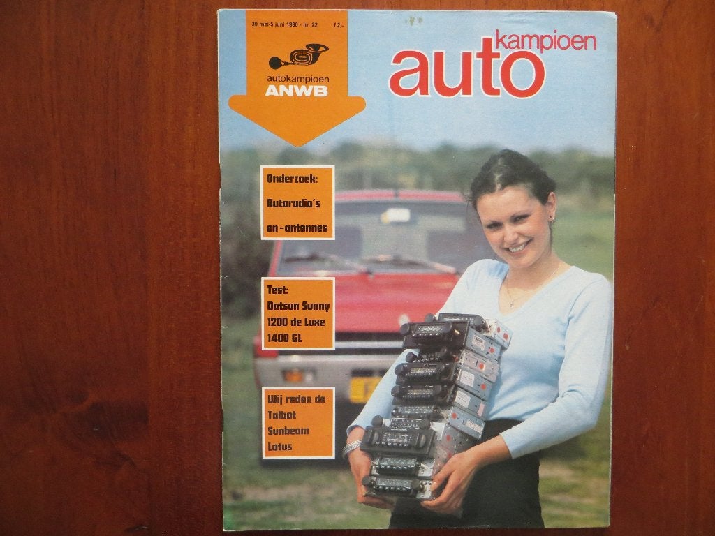Autokampioen 22 1980 Datsun Sunny 1.2 de Luxe, 1.4 GL, Ophalen of Verzenden, Nieuw