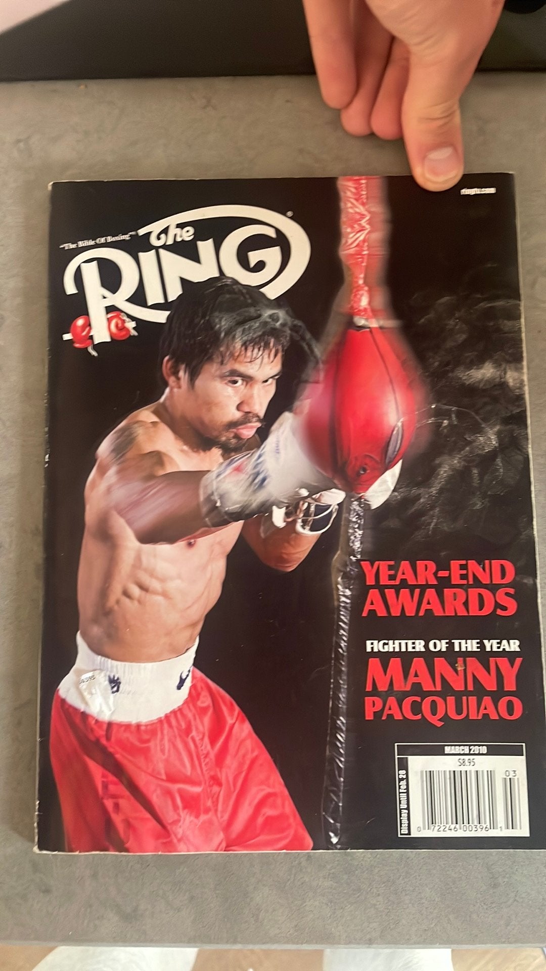 The Ring Magazine Maart 2010 - Manny Pacquiao, Ophalen of Verzenden, Zo goed als nieuw, Sport en Vrije tijd