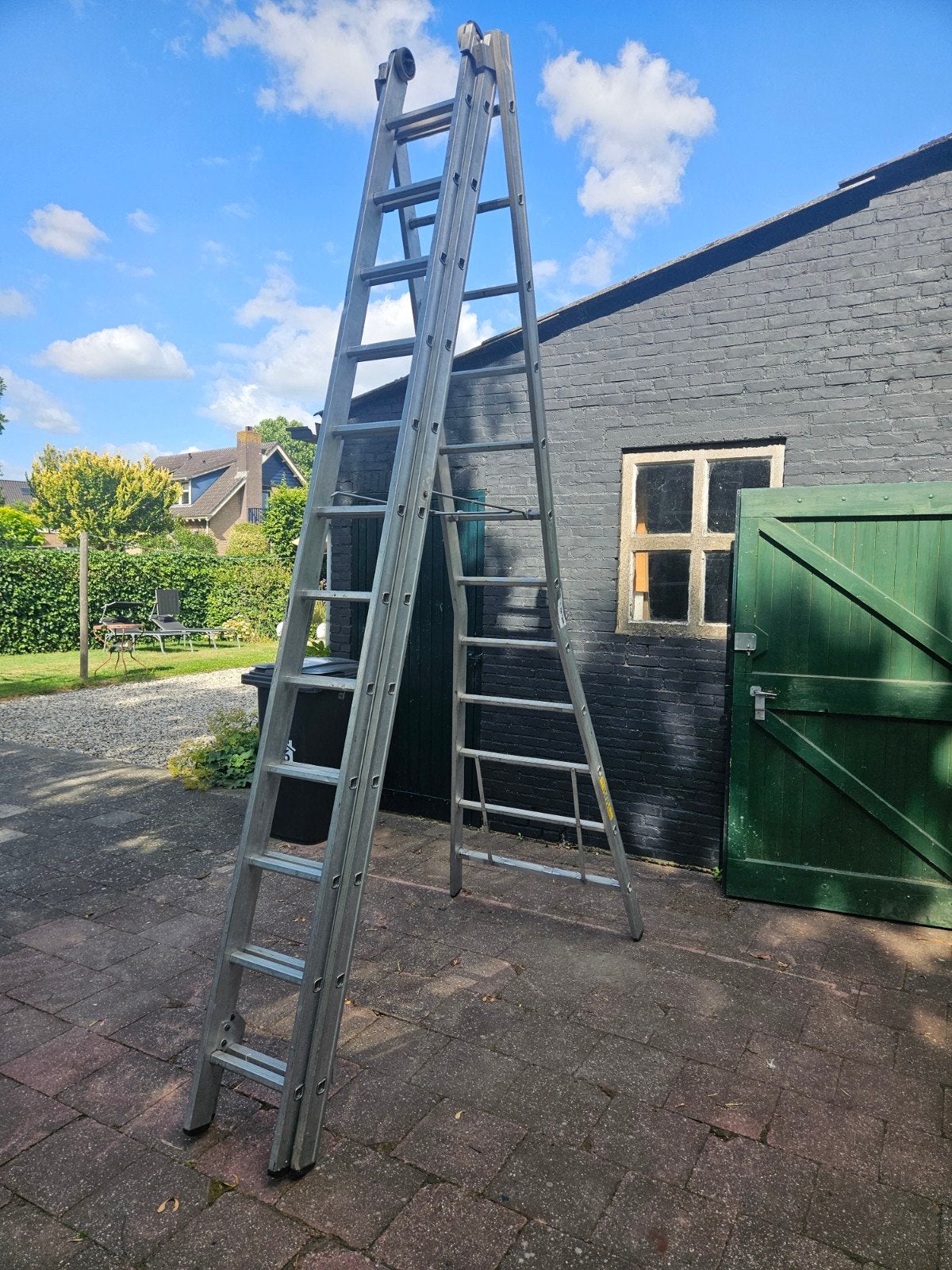 Dirks 3x12 reformladder ,Kelfort 2x10 reformladder, Doe-het-zelf en Verbouw, Ladders en Trappen, Ophalen