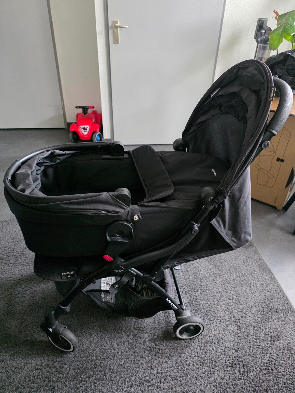 Hamilton 2 in 1 kinderwagen Buggy met reiswieg, Kinderen en Baby's, Ophalen, Zo goed als nieuw, Overige merken, Met reiswieg