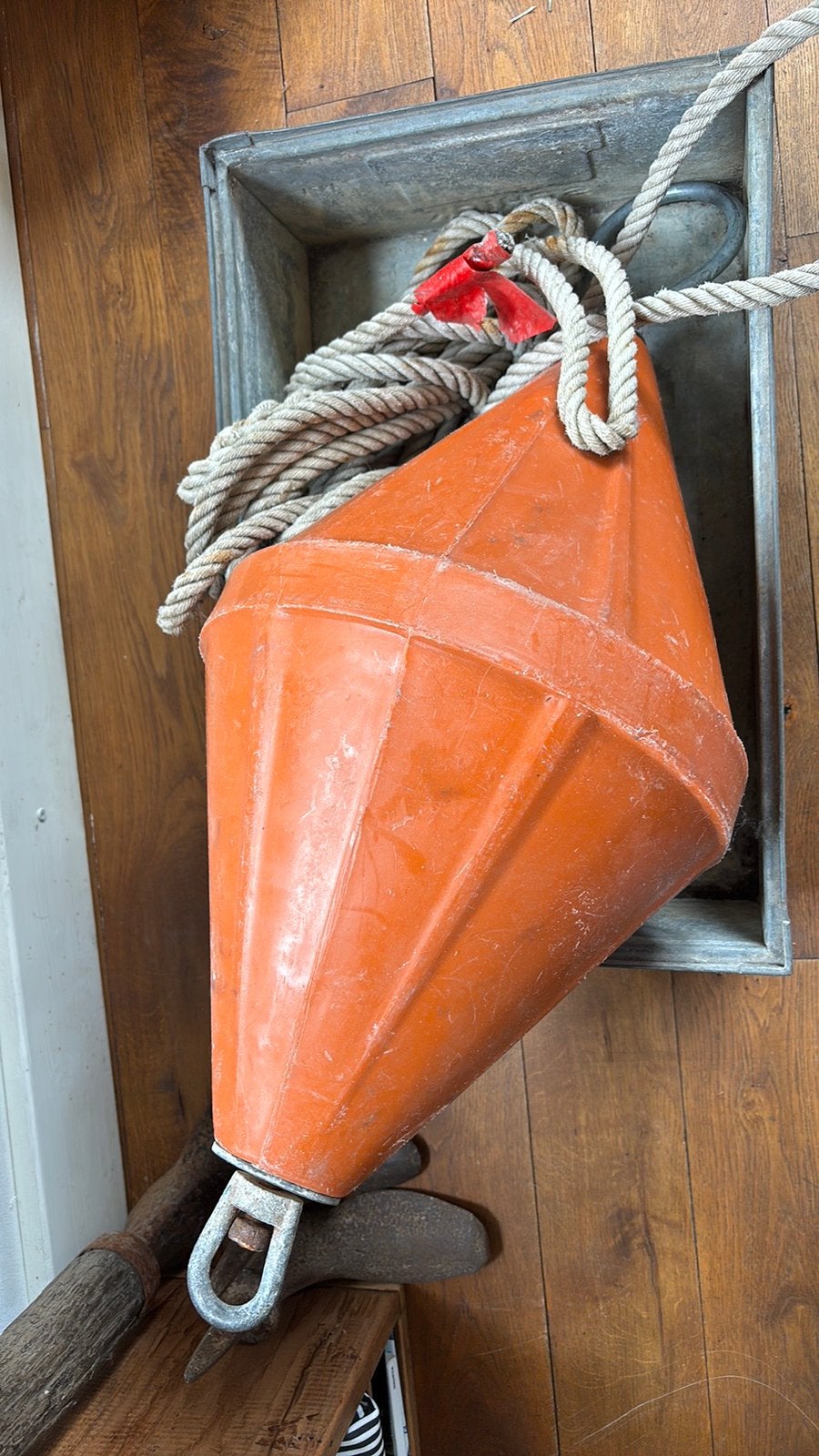Leuke oude boei 60 cm, Ophalen of Verzenden, Zo goed als nieuw