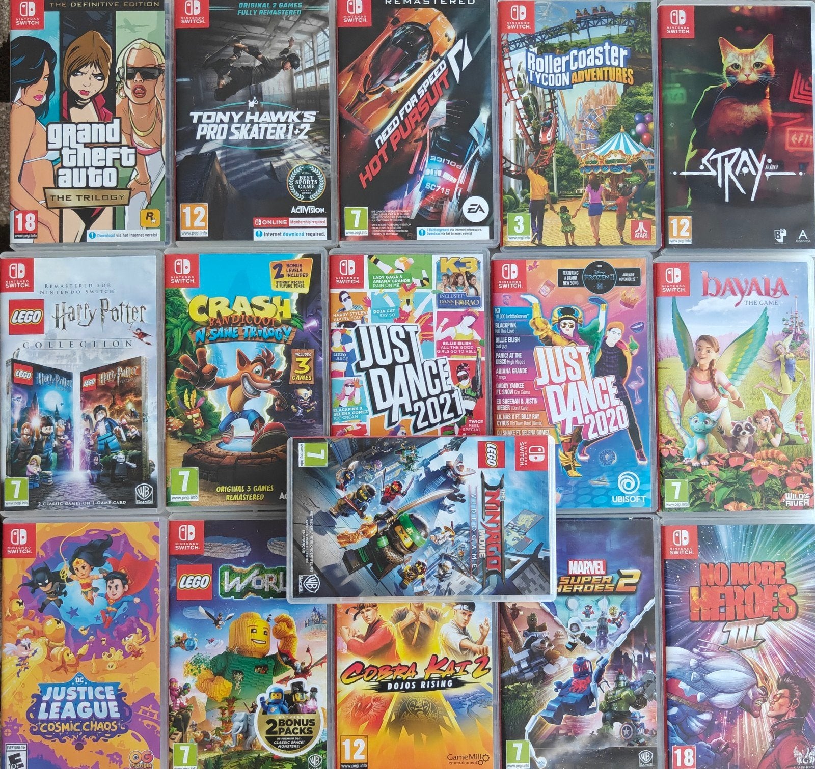 Diverse Nintendo Switch games, Spelcomputers en Games, Nintendo, Gebruikt, Vanaf 18 jaar, Nintendo of Europe GmbH, Goldsteinstr. 235, 60528 Frankfurt am Main, Germany
