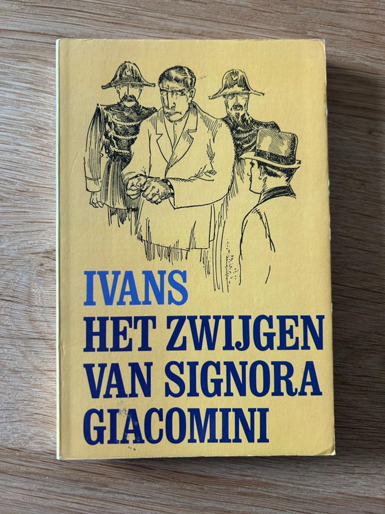 Ivans - Het Zwijgen van Signora Giacomini (Zwarte Beertjes), Boeken, Ophalen of Verzenden, Gelezen