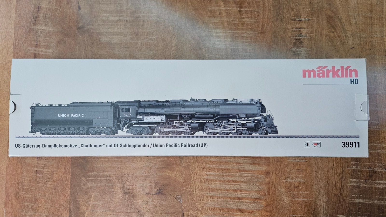 Marklin 39911 USA 3706 Challenger MFX+, Wisselstroom, Locomotief, Ophalen of Verzenden, Zo goed als nieuw