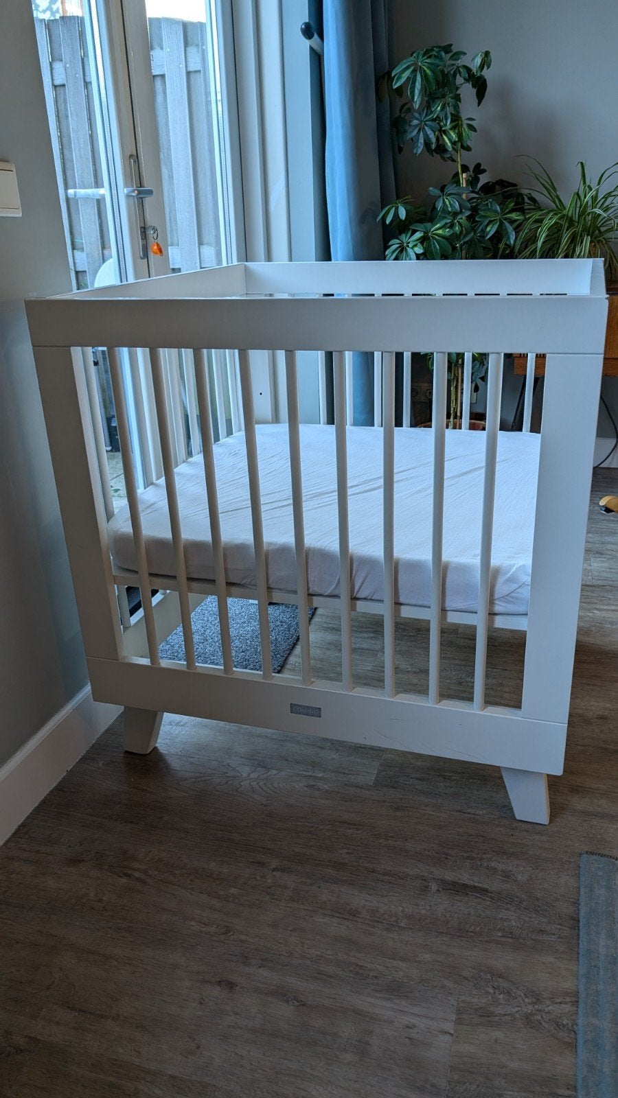 Compacte witte box incl. matras, Kinderen en Baby's, Boxen, Ophalen, Gebruikt