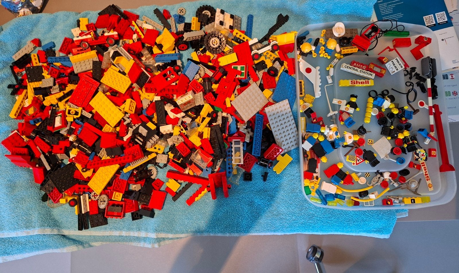 Partij Lego jaren 70, Ophalen of Verzenden, Gebruikt, Losse stenen, Lego
