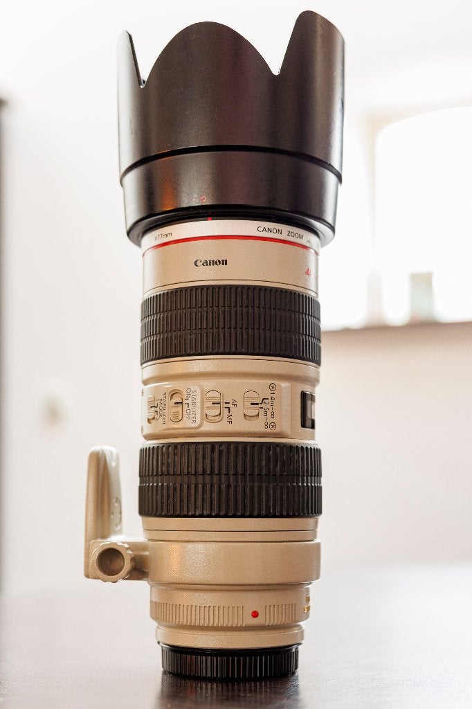 Canon EF 70-200 mm F2.8 L IS USM + Extender EF 2x II, Audio, Tv en Foto, Fotografie | Lenzen en Objectieven, Ophalen, Canon, Telelens