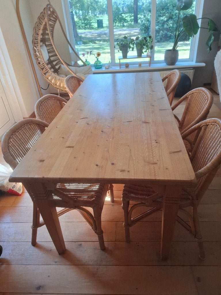 Keuken tafel   tv tafel   kamer tafel, Ophalen, Gebruikt, Eikenhout, 50 tot 100 cm