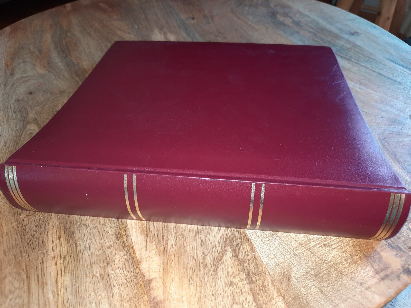 Mooi rood fotoalbum met gouden accenten, Ophalen of Verzenden, Nieuw
