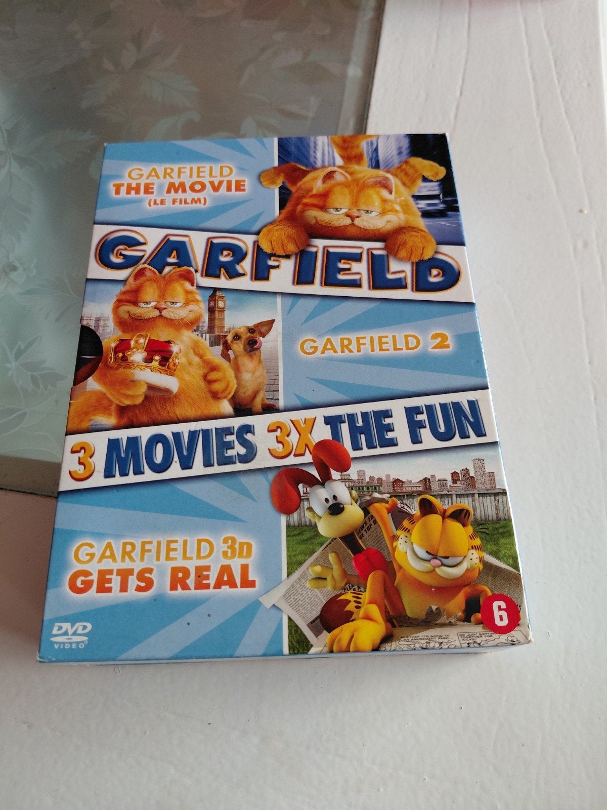 Garfield 1 t/m 3 dvd box., Alle leeftijden, Ophalen of Verzenden, Zo goed als nieuw, Familie