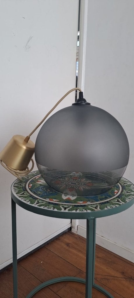hanglamp/ plafondlamp ikea, Ophalen, Inclusief lichtbron, Hanglamp, Glas