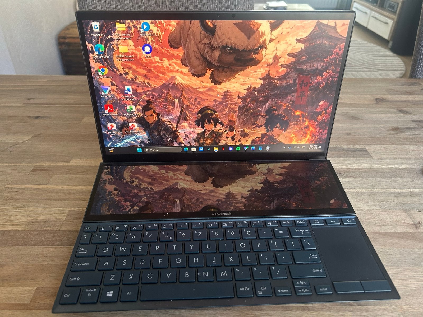 ASUS ZenBook Duo 14 UX482EA i7 16GB RAM 1TB SSD ScreenPad, Computers en Software, Windows Laptops, Gebruikt, 14 inch, SSD, 2 tot 3 Ghz