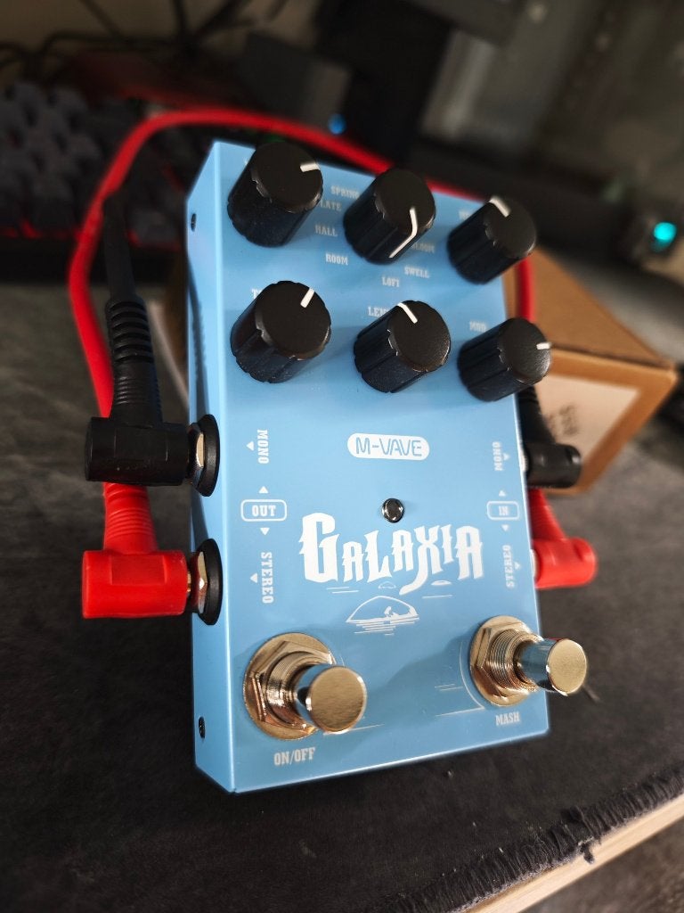 M-Vave Galaxia stereo reverb, Ophalen of Verzenden, Zo goed als nieuw, Reverb
