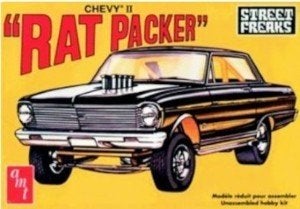 Bouwdoos 1965 Chevy II AWB Rat Packer AMT, Overige merken, Auto, Groter dan 1:32, Nieuw