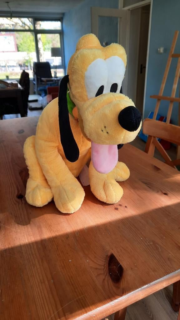 Pluto officiële Disney plush knuffel, Disney, Disney, Geel, Middelgroot (20 tot 80 cm)