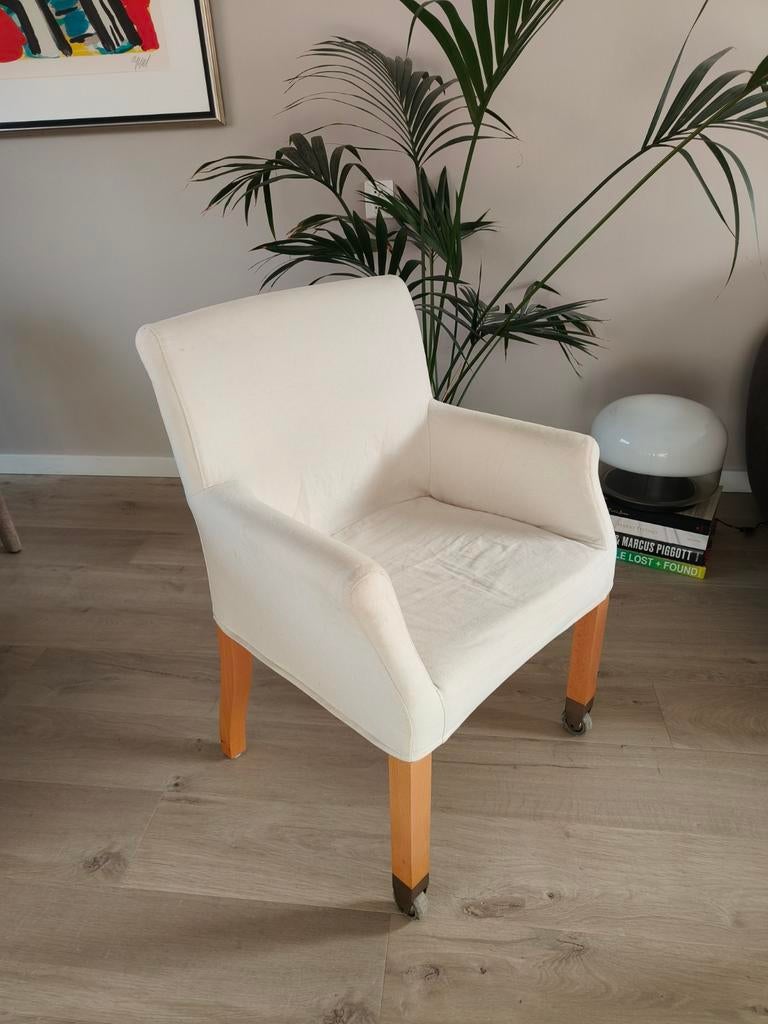 4 x Vintage Flexform Pausa01 stoelen - wit, Gebruikt, Wit, Ophalen of Verzenden, Vier